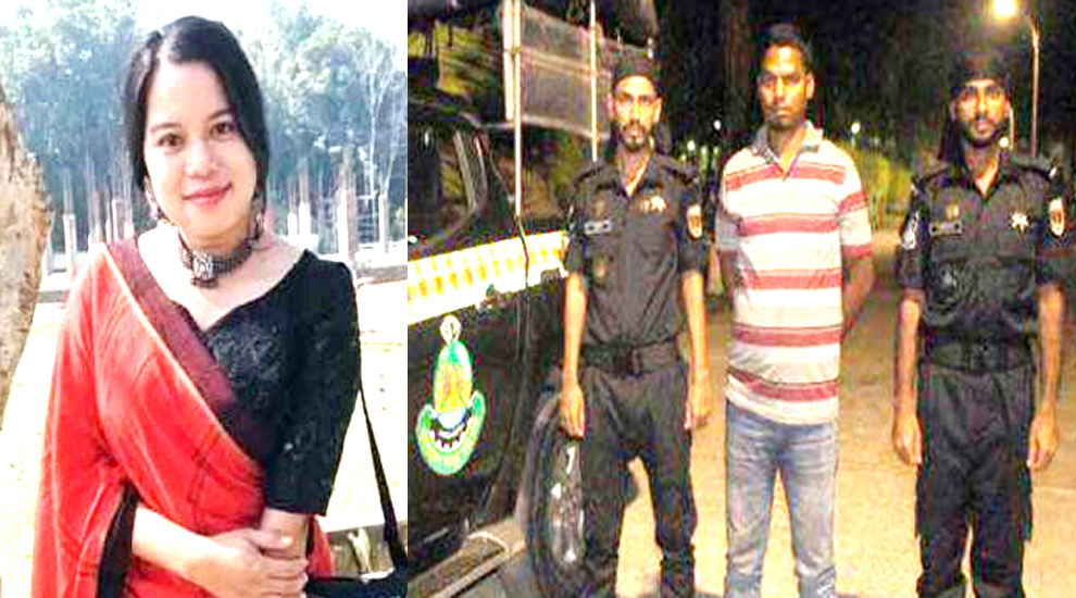 জৈন্তাপুরে গ্রেফতার হলেন নারী এনজিওকর্মী হত্যাকারী