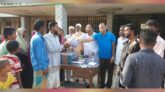 কোম্পানীগঞ্জ উপজেলায় গোলাপ মিয়া’র শাড়ী ও লুঙ্গি বিতরণ