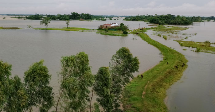 কোম্পানীগঞ্জে বন্যা পরিস্থিতির অবনতি