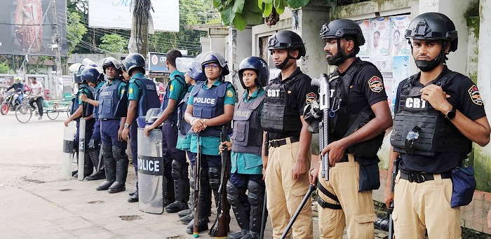 কঠোর অবস্থানে পুলিশ : সিলেটে মিছিল করতে পারেনি জামায়াত