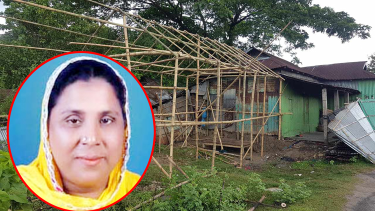 দিরাইয়ে খাল দখল করে কাউন্সিলরের বসত বাড়ি