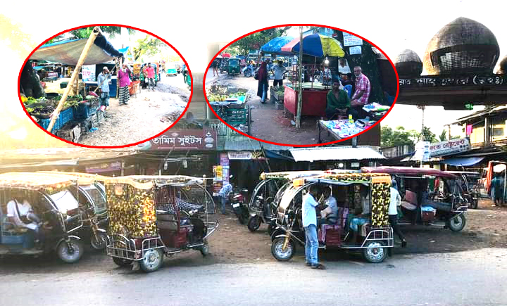 অবৈধ টমটমের দখলে পিরেরবাজার: যত্রতত্র পার্কিং-তীব্র যানজট!