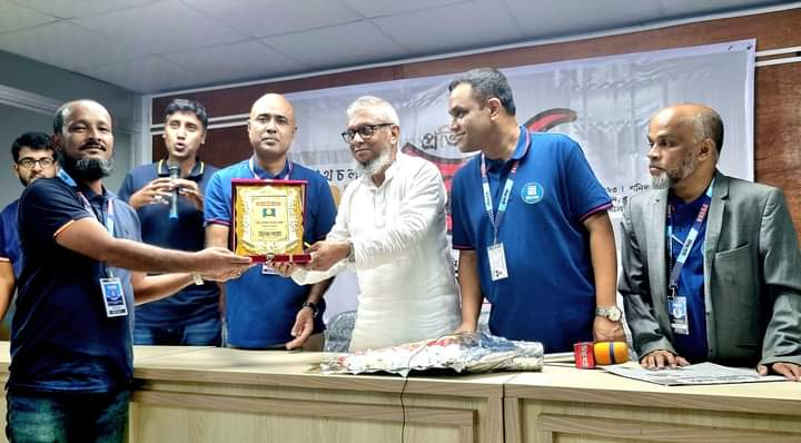 জৈন্তাবার্তা পত্রিকার ২০২৩ সেরা প্রতিনিধি হেলাল আহমদ বাদশা