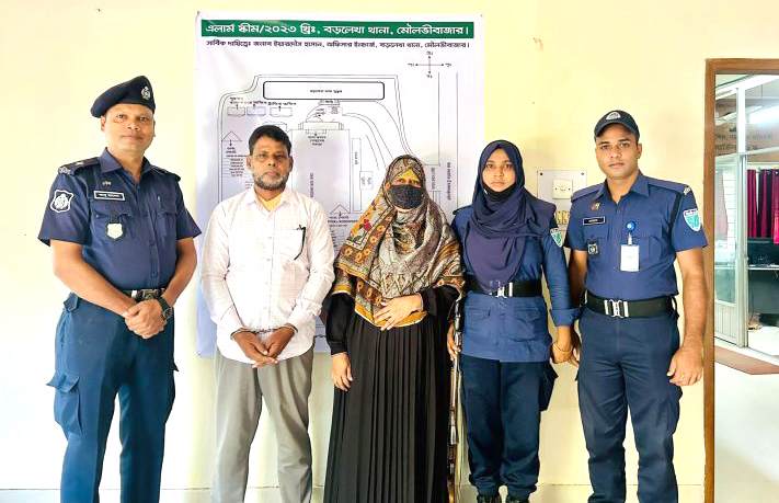 ১৫ মামলার পলাতক আসামী স্বামী-স্ত্রীকে শাহপরান থেকে আটক