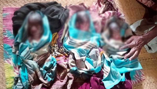 গোয়াইনঘাটে একসঙ্গে তিন শিশুর জন্ম, মারা গেছে ১জন