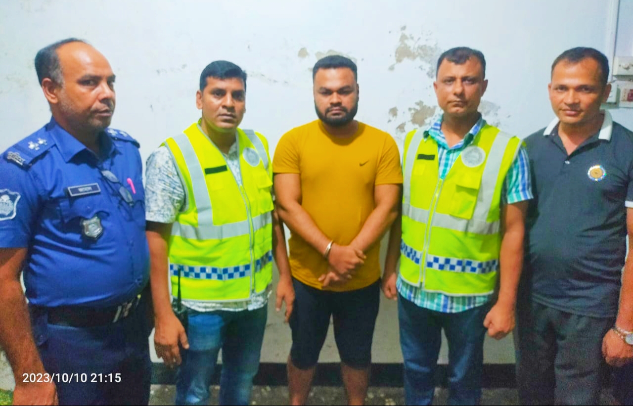 বিশ্বনাথে ৫ মামলার পরোয়ানাভুক্ত আসামী গ্রেফতার 