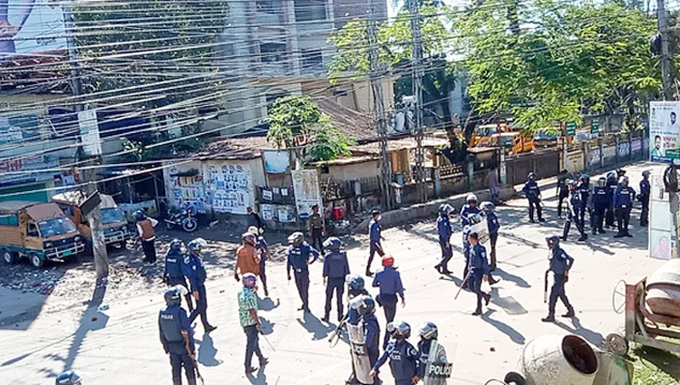 সুনামগঞ্জে পুলিশ-বিএনপি সংঘর্ষ