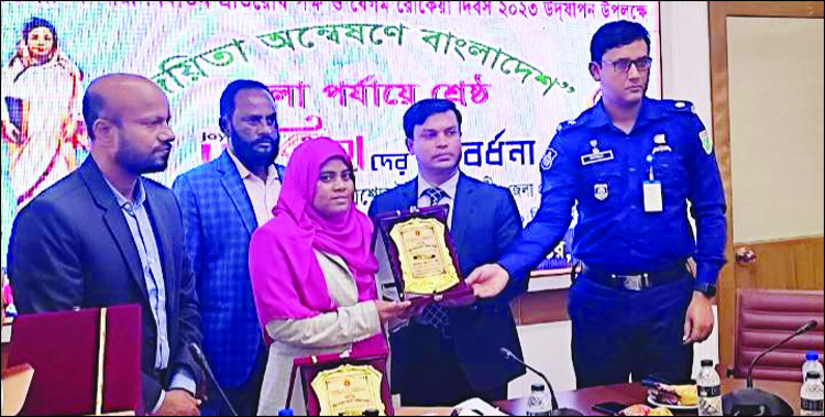 সুনামগঞ্জে শ্রেষ্ট জয়িতা পুরস্কারে ভূষিত হলেন সাংবাদিক জাকিয়া সুলতানা