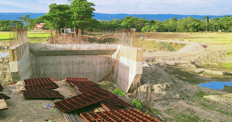 গোয়াইনঘাটে উনাই ব্রিজ নির্মাণে গাফিলতি : হাজার হাজার মানুষের দুর্ভোগ