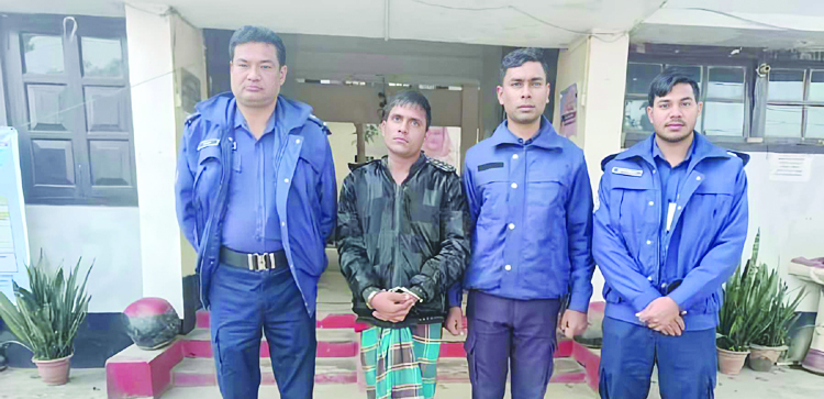 পুলিশের অভিযানে জৈন্তাপুরের ঘাতক পিতা ইমরান আটক