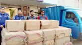 কানাইঘাট থানা পুলিশের অভিযানে ভারতীয় নাসির বিড়ির চালান সহ গাড়ী আটক