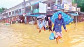 বৃষ্টিতে সিলেট নগরীতে ফের জলাবদ্ধতা, দুর্ভোগ