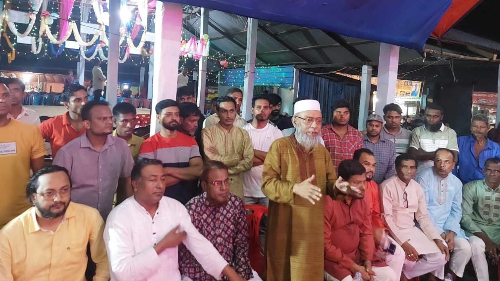 গোয়াইনঘাটে বিভিন্ন পূজামণ্ডপ পরিদর্শনে আব্দুল হাকিম চৌধুরী