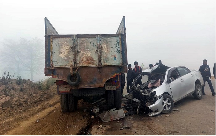 ওসমানীনগরে ট্রাক-প্রাইভেটকার সংঘর্ষে একই পরিবারের ৪জন নিহত