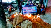 গোয়াইনঘাটে ৩ লক্ষ টাকার জালপুড়িয়ে ধ্বংস