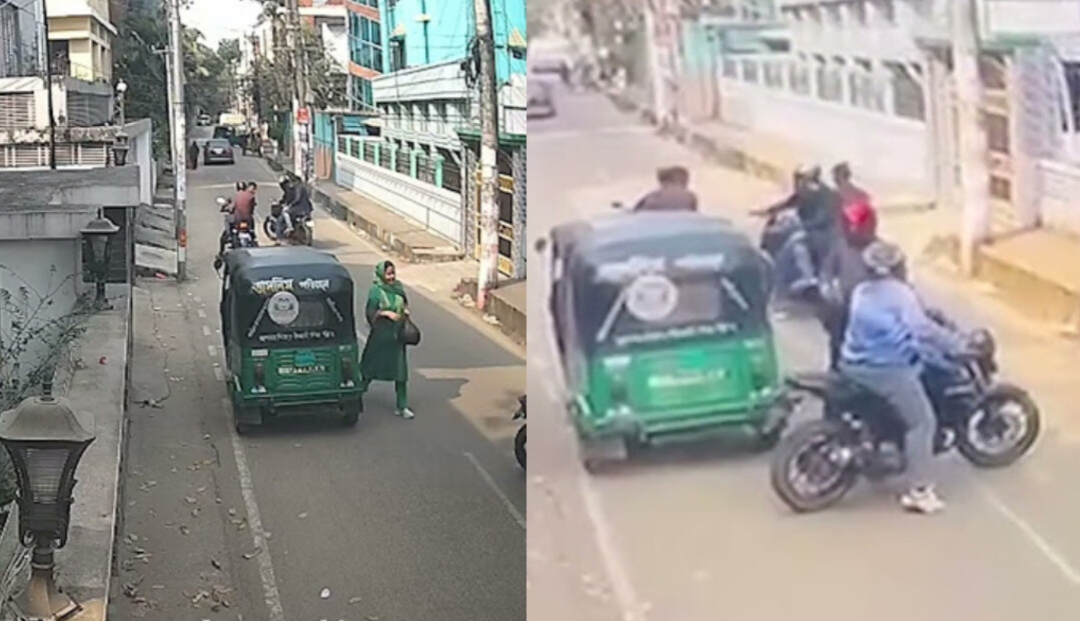 সিলেট নগরীতে দিনদুপুরে নারীর টাকার ব্যাগ ছিনতাই!