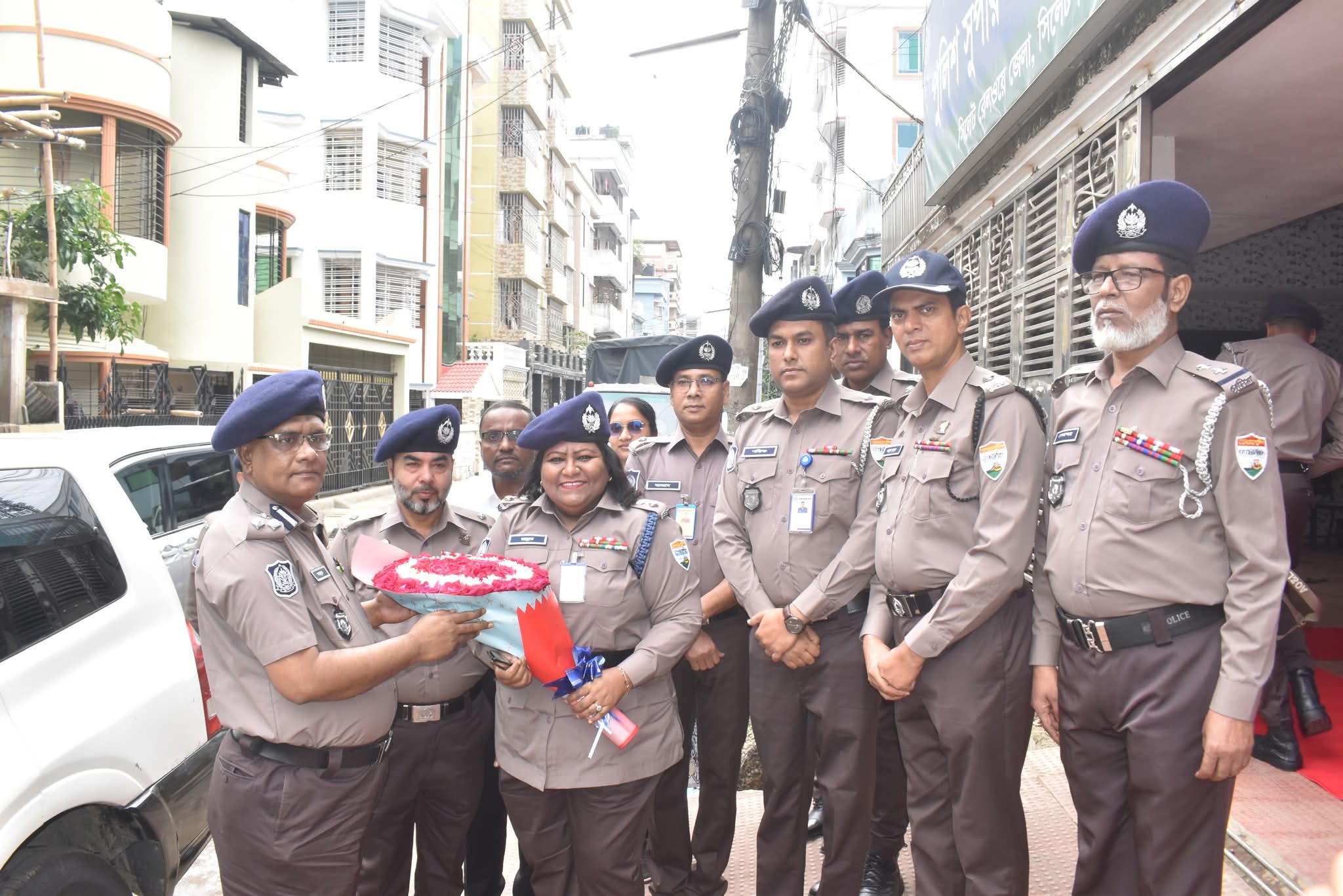 রেলওয়ে সিলেট জেলা পুলিশ সুপারের কার্যালয় পরিদর্শন করলেন ডিআইজি মাসুম বিল্লাহ