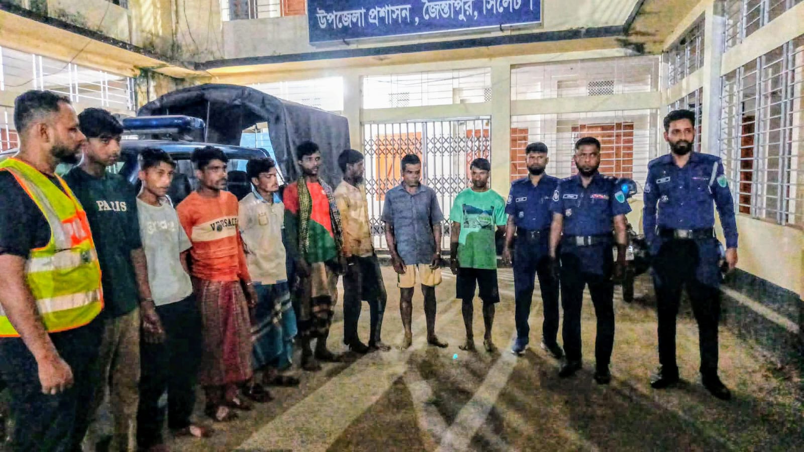 জৈন্তাপুরে ফসলি জমি ও নদী রক্ষায় প্রশাসনের অভিযান: আটক ৮, বিভিন্ন মেয়াদে কারাদণ্ড