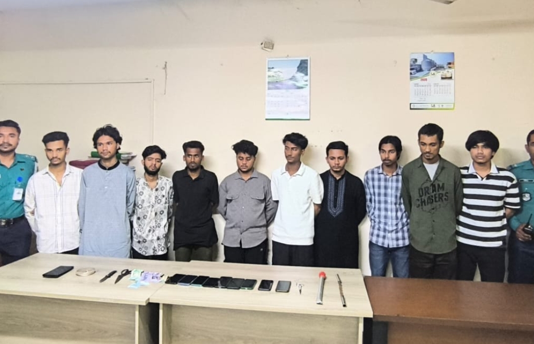 নগরীতে অপহরণ ও মুক্তিপণ আদায় চক্রের ১০ সদস্য গ্রেফতার: ২ ভিকটিম উদ্ধার