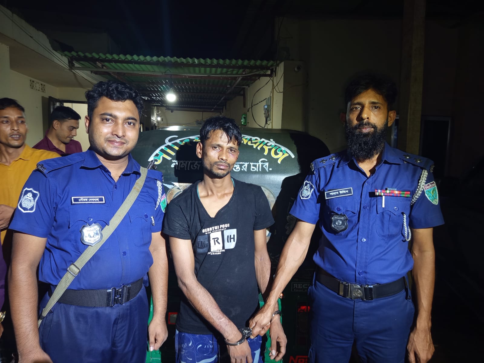 গোয়াইনঘাটে চুরি হওয়া সিএনজি উদ্ধার, চোর গ্রেফতার