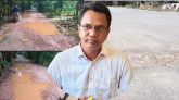 গোয়াইনঘাটে সড়ক উন্নয়নে হরিলুট : ২ মাসেই উঠছে কার্পেটিং, প্রকৌশলী হাসিবের প্রত্যাহারের দাবি