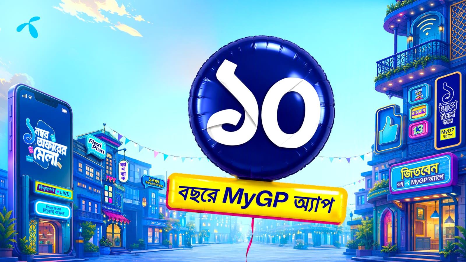 দশ বছ‌রে গ্রামীণ‌ফো‌সের মাইজিপি অ্যাপ