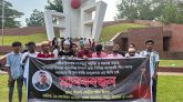 ইসলাম ধর্ম নিয়ে কটূক্তি ও ষড়যন্ত্র: সিলেটে পলাতক হিমল কান্তির ফাঁসির দাবিতে ছাত্রশিবিরের মানববন্ধন