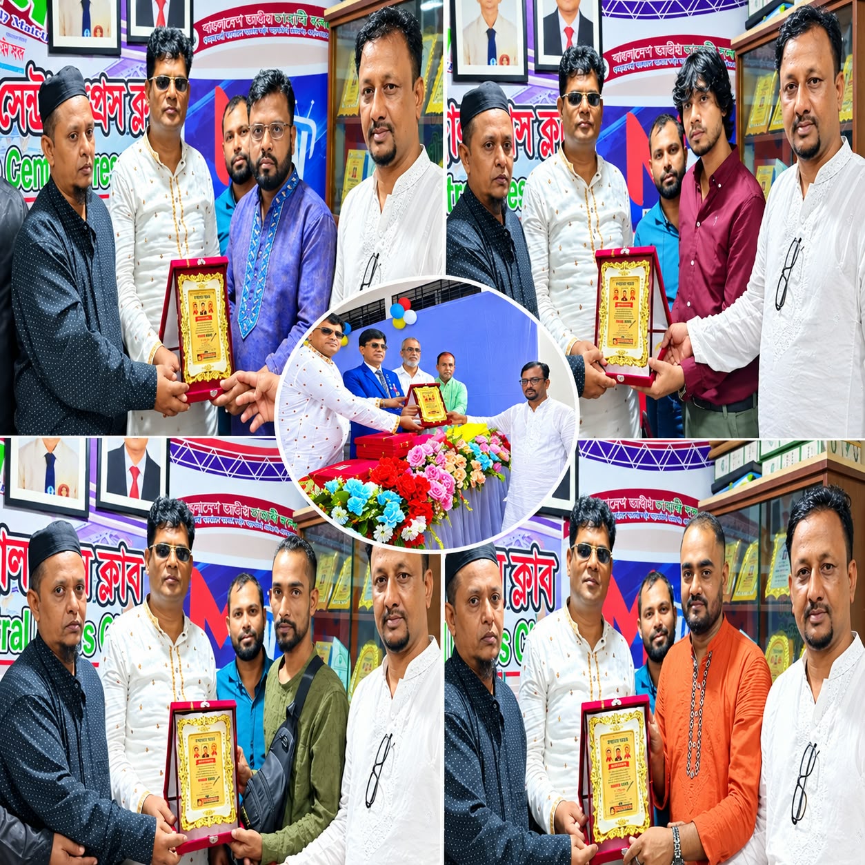 দৈনিক মাতৃজগতের ২৩তম প্রতিষ্ঠাবার্ষিকীতে সম্মাননা পেলেন সাংবাদিক ফয়ছল কাদির
